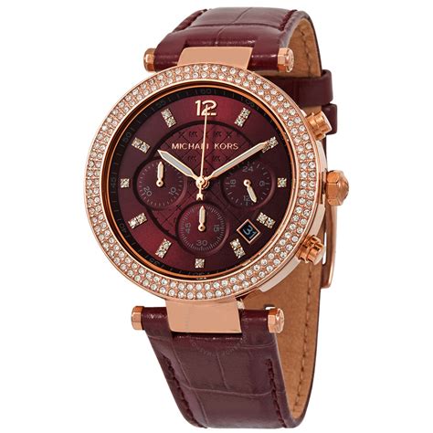 michael kors red dial watch|michael kors red watches.